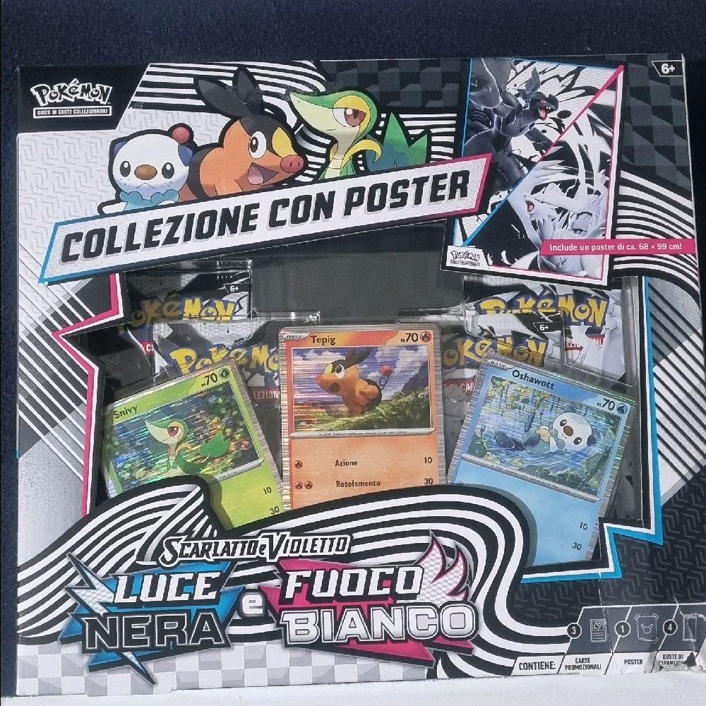 Collezione con poster Luce nera Fuoco bianco